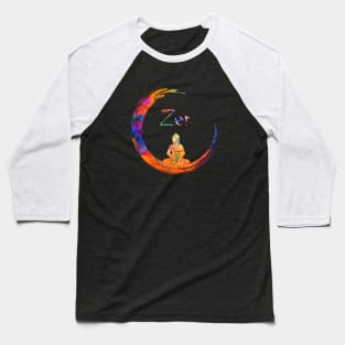 Zen Yoga Buddha Mediation Baseball T-Shirt